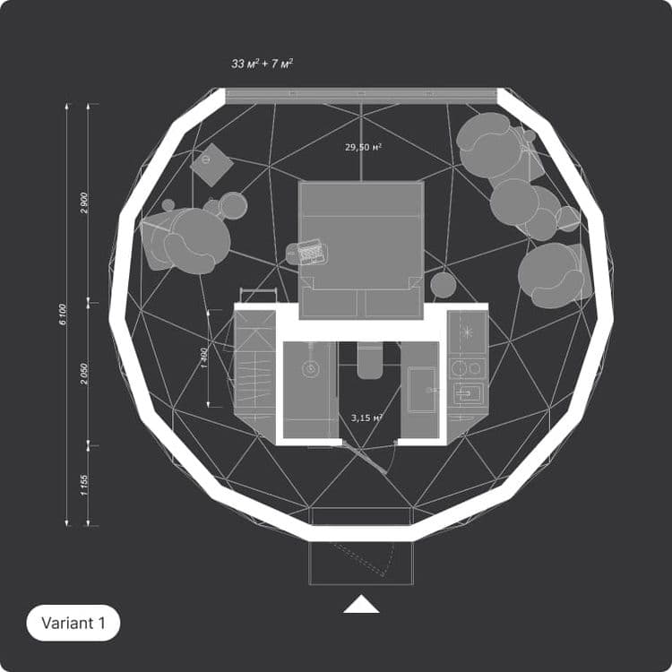 Apartment variant 1